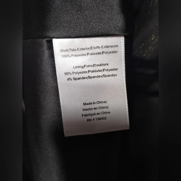 Modcloth Maxi Dress Black Gold size Medium Sheer Flowy Evening Formal - Picture 3 of 7